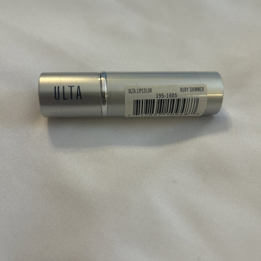 ULTA Beauty Lipstick LIP COLOR wear lipcolor Ruby shimmer lip cosmetics new red